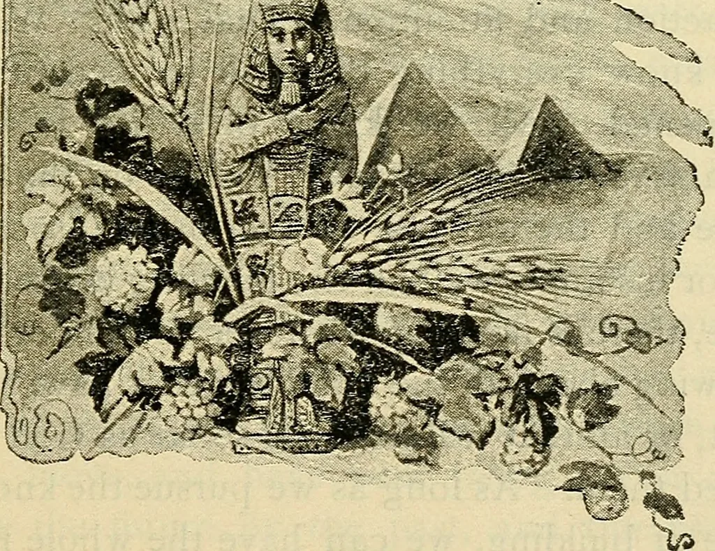 An illustration from As it is to be, 1892, leaf 84