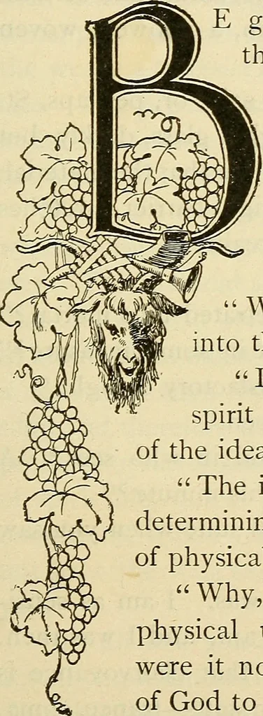 An illustration from As it is to be, 1892, leaf 90
