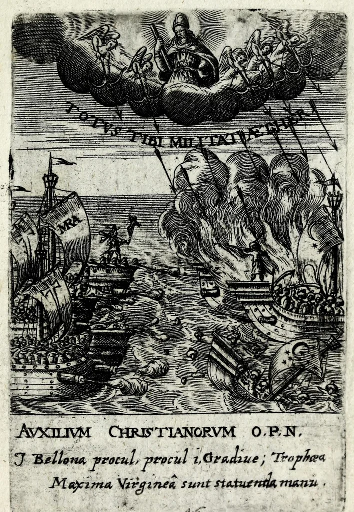 An illustration from Asma poeticum Litaniaru[m] Lauretanarum : [in quo singulis titulis emblemata cum carmine respondent], 1636, leaf 101