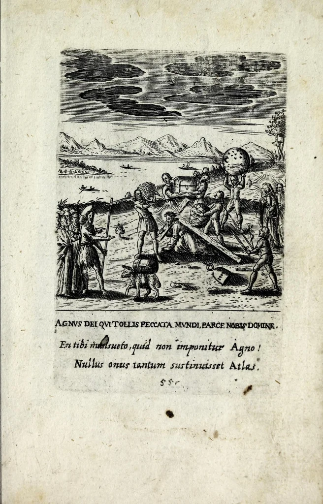 An illustration from Asma poeticum Litaniaru[m] Lauretanarum : [in quo singulis titulis emblemata cum carmine respondent], 1636, leaf 119