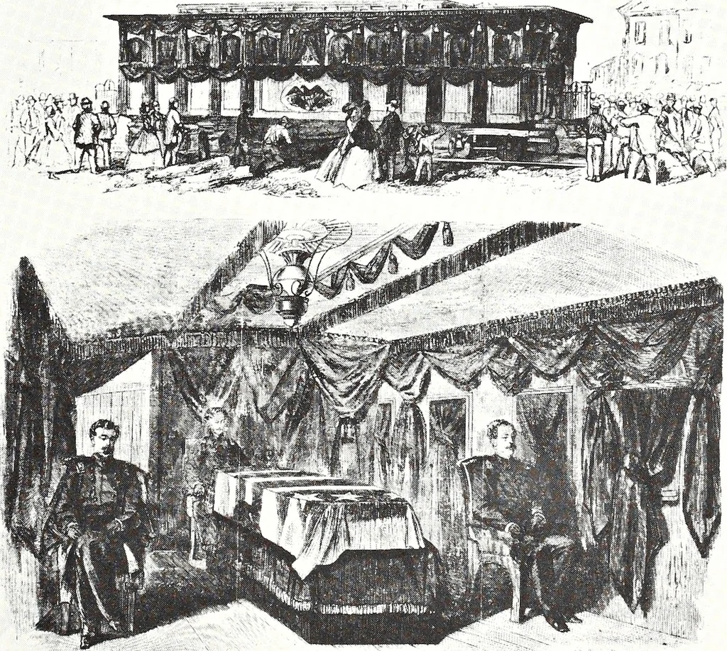 An illustration from The assassination of Abraham Lincoln, 1865, leaf 68