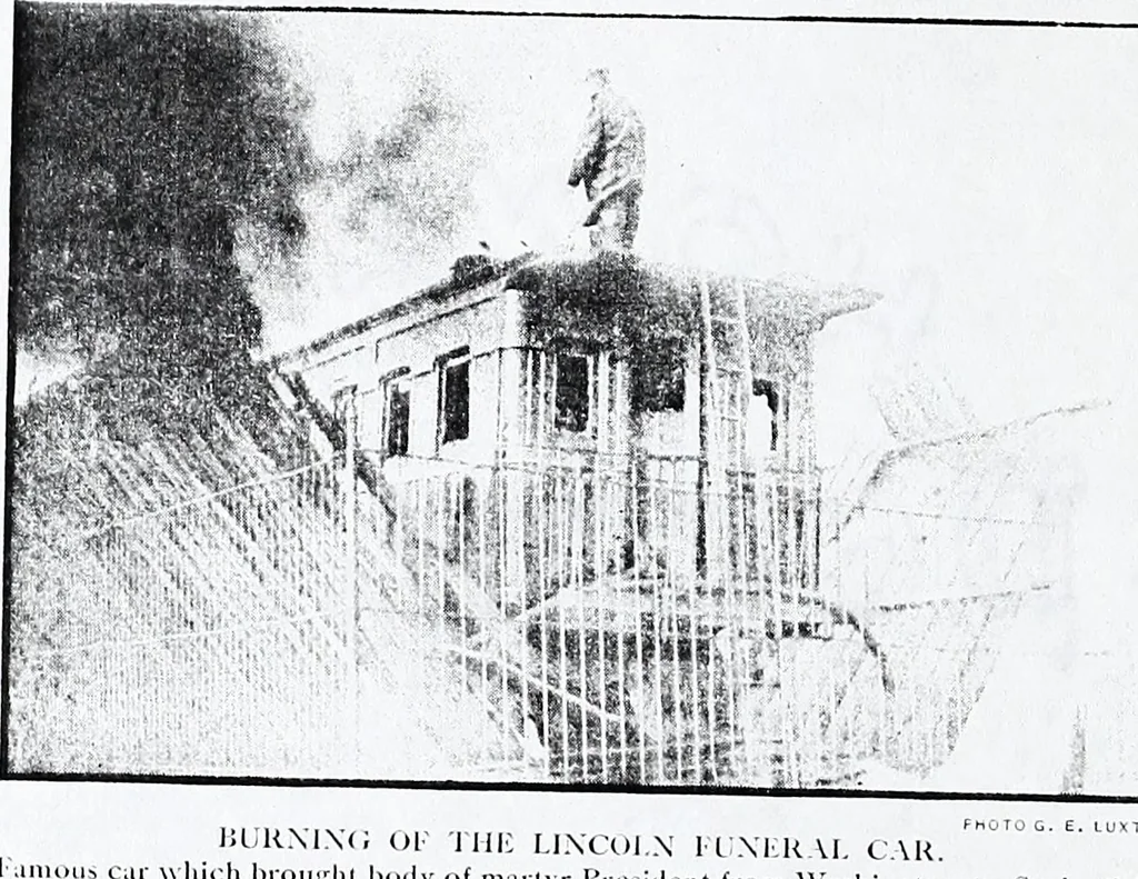 An illustration from The assassination of Abraham Lincoln, 1865, leaf 35