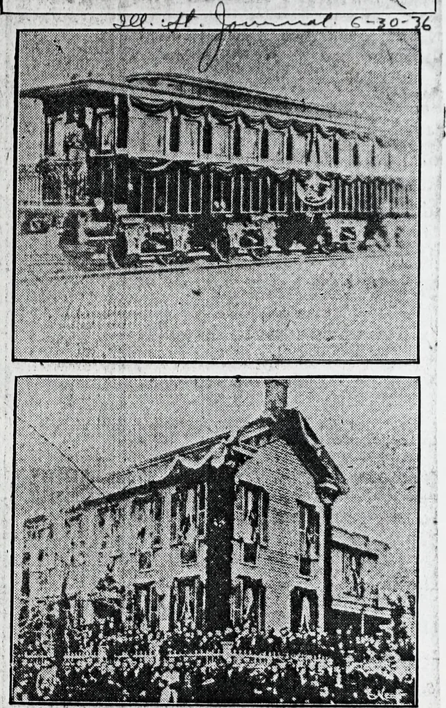 An illustration from The assassination of Abraham Lincoln, 1865, leaf 48