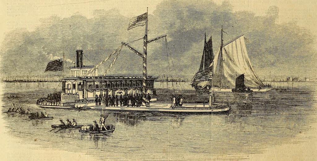 An illustration from The assassination of Abraham Lincoln, 1865, leaf 7
