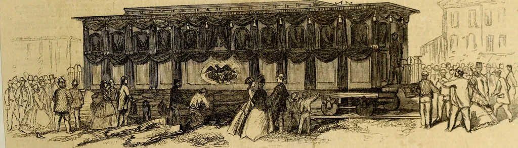 An illustration from The assassination of Abraham Lincoln, 1865, leaf 8
