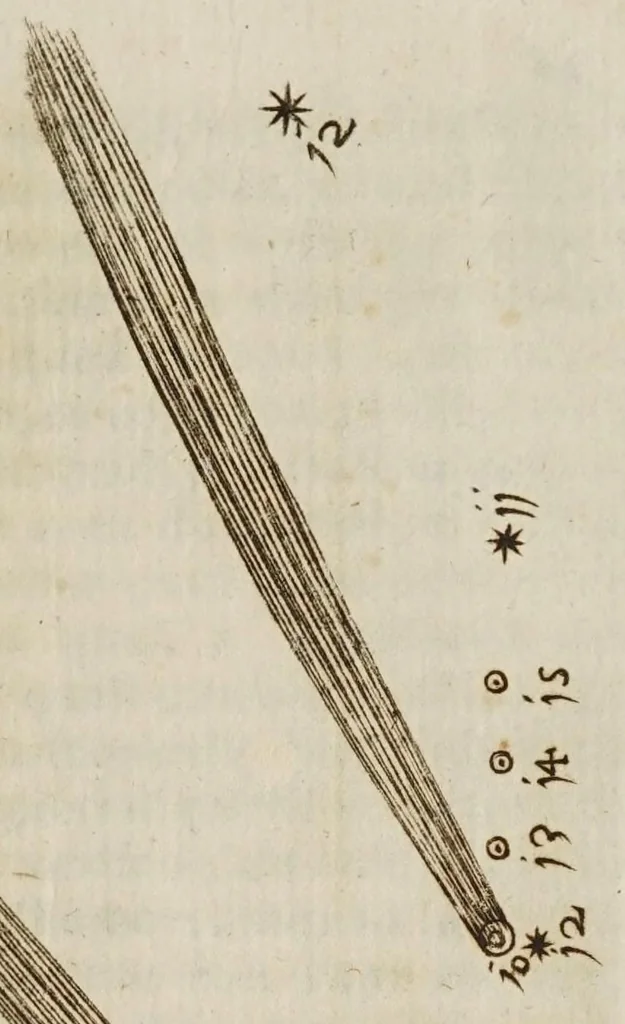 An illustration from Assemblea celeste, radvnata novamte. in Parnasso sopra la noua cometa, 1619, leaf 17
