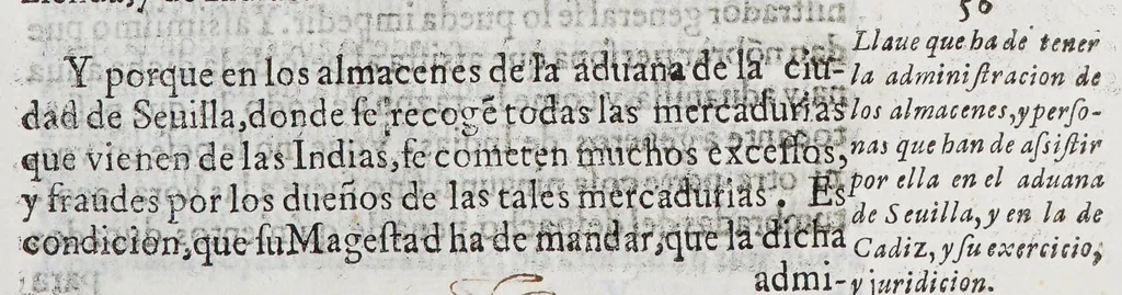An illustration from Assiento y capitulacion, : que los señores presidente, y del Consejo Real de las Indias tomaron co[n] Adriano de Legaso, por si y en nombre del prior y consules de la Vniversidad de los Cargadores a las Indias de la ciudad de Seuilla, y demas personas interresadas en el comercio dellas, sobre a cobrança y administracio[n] del derecho de la aueria, y despacho de las armada y flotas de las Indias, por tiempo de seis años que començaràn a correr desde principio del venidero de 1628 y se cumpliràn en fin del de 633., 1627, leaf 85