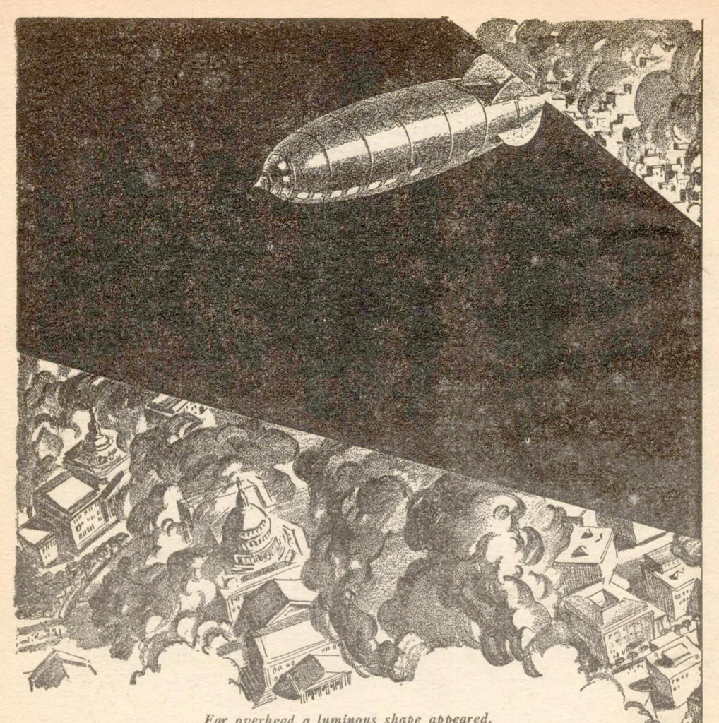 An illustration from Astounding Stories of Super-Science v04 n01 [1930-10], 1930, leaf 25