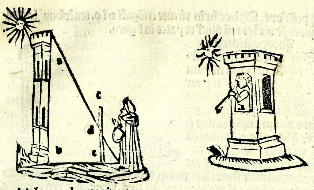 An illustration from Astrolabij quo primi mobilis motus deprehenduntur canones, 1512, leaf 39