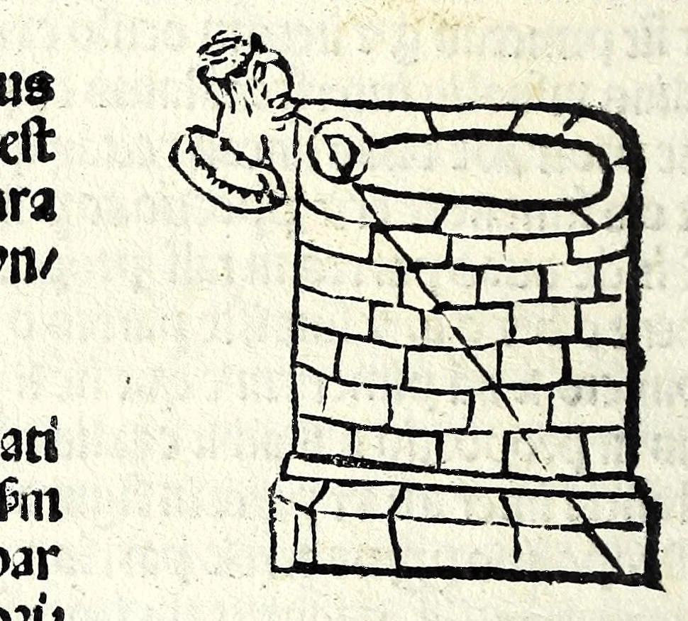 An illustration from Astrolabij quo primi mobilis motus deprehenduntur canones, 1512, leaf 54