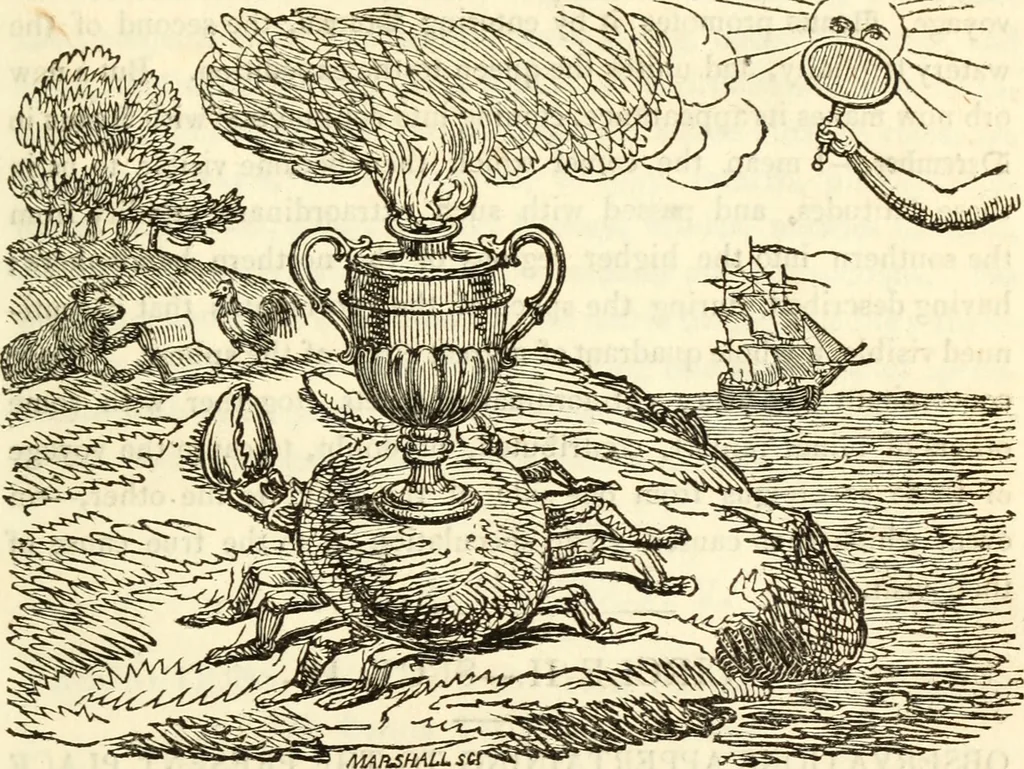 An illustration from The astrologer of the nineteenth century, 1825, leaf 184