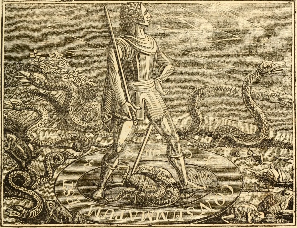 An illustration from The astrologer of the nineteenth century, 1825, leaf 544