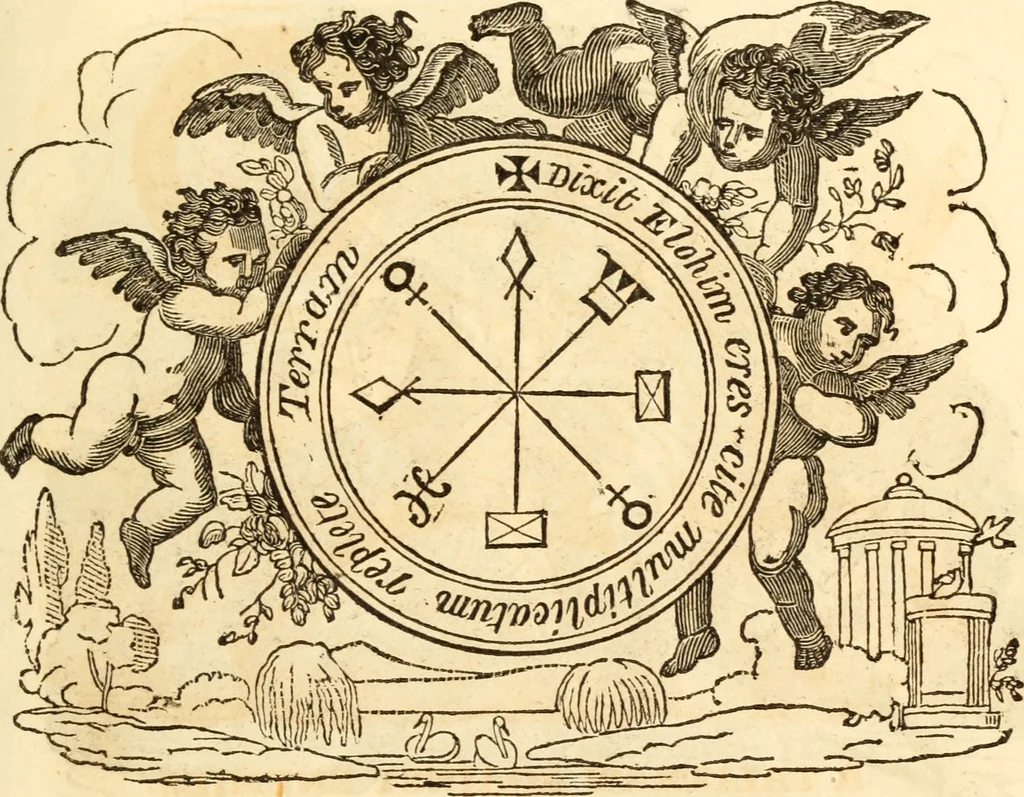 An illustration from The astrologer of the nineteenth century, 1825, leaf 546