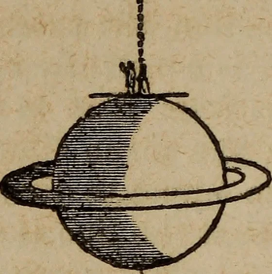 An illustration from Astronography, or, Astronomical geography, with the use of globes : arranged either for simultaneous reading and study in classes, or for study in the common method, 1854, leaf 71