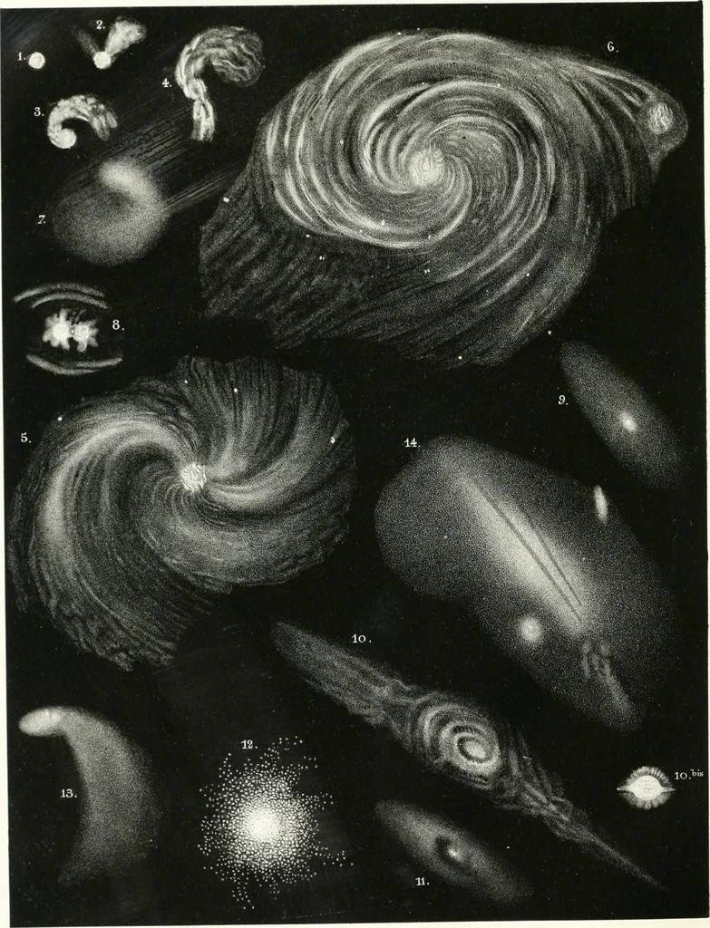 An illustration from The Astronomical journal, 1849, leaf 7