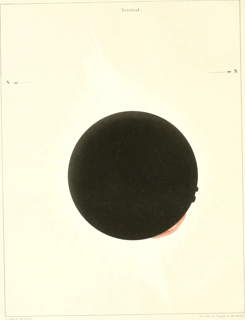 An illustration from The Astronomical journal, 1849, leaf 7