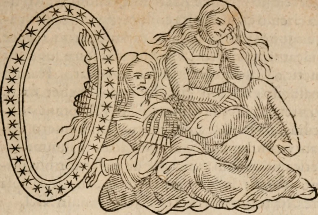An illustration from Astronomica veterum scripta isagogica Graeca & Latina, 1589, leaf 398