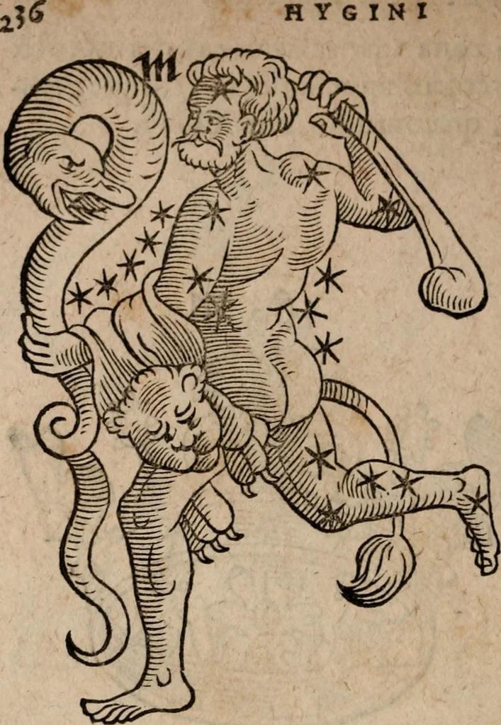 An illustration from Astronomica veterum scripta isagogica Graeca & Latina, 1589, leaf 403