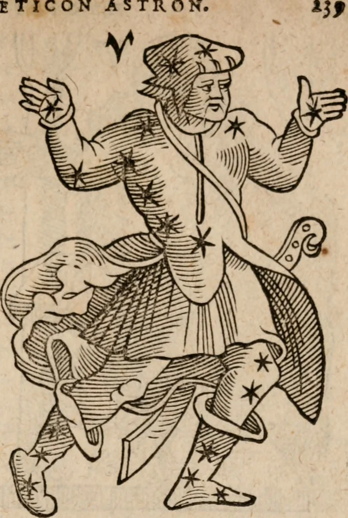 An illustration from Astronomica veterum scripta isagogica Graeca & Latina, 1589, leaf 406