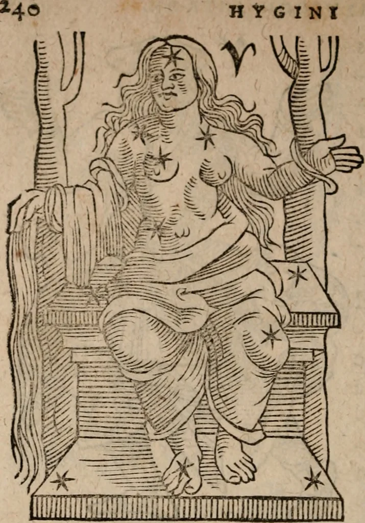 An illustration from Astronomica veterum scripta isagogica Graeca & Latina, 1589, leaf 407