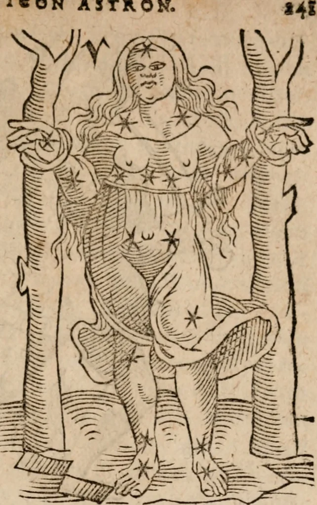 An illustration from Astronomica veterum scripta isagogica Graeca & Latina, 1589, leaf 408