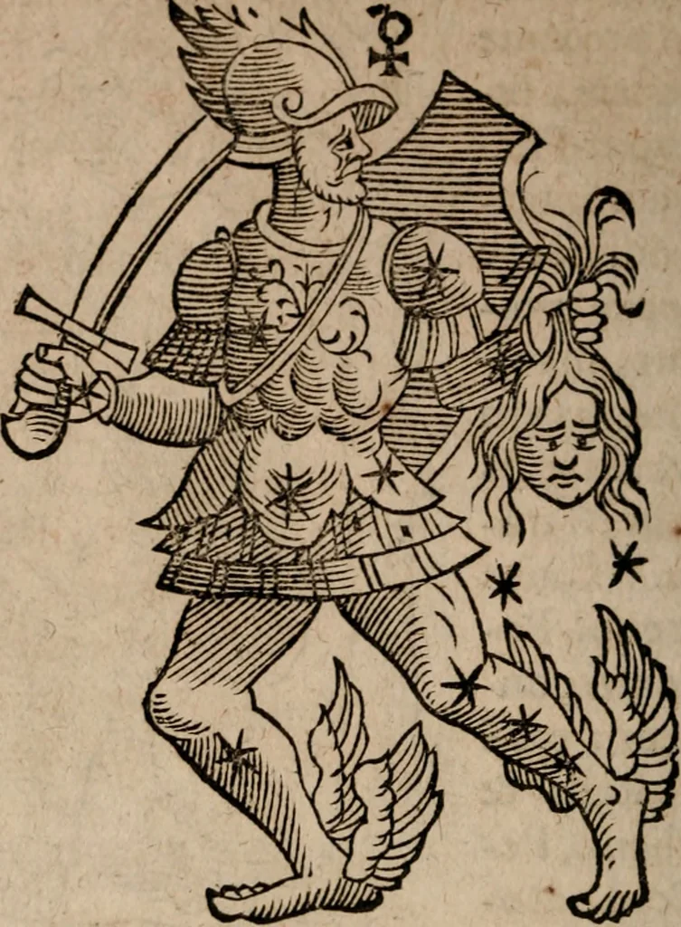 An illustration from Astronomica veterum scripta isagogica Graeca & Latina, 1589, leaf 409