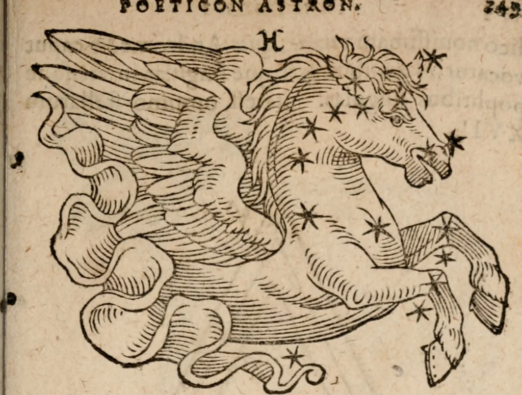 An illustration from Astronomica veterum scripta isagogica Graeca & Latina, 1589, leaf 416
