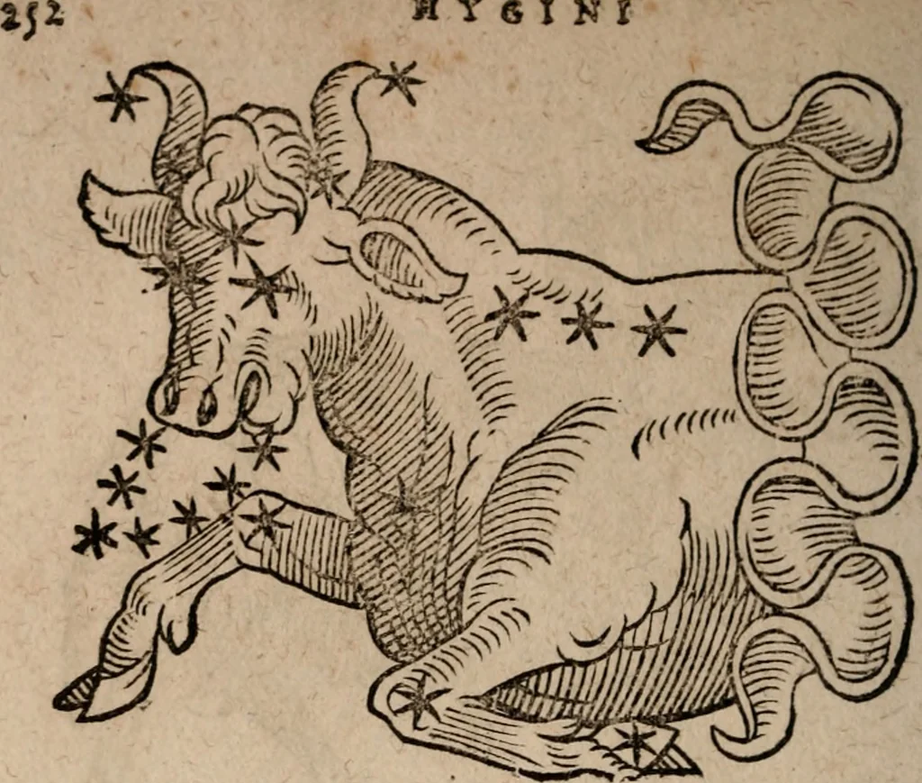 An illustration from Astronomica veterum scripta isagogica Graeca & Latina, 1589, leaf 419