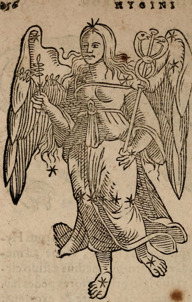An illustration from Astronomica veterum scripta isagogica Graeca & Latina, 1589, leaf 423