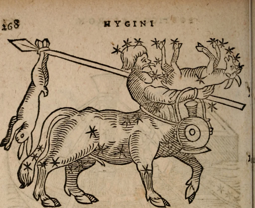 An illustration from Astronomica veterum scripta isagogica Graeca & Latina, 1589, leaf 435
