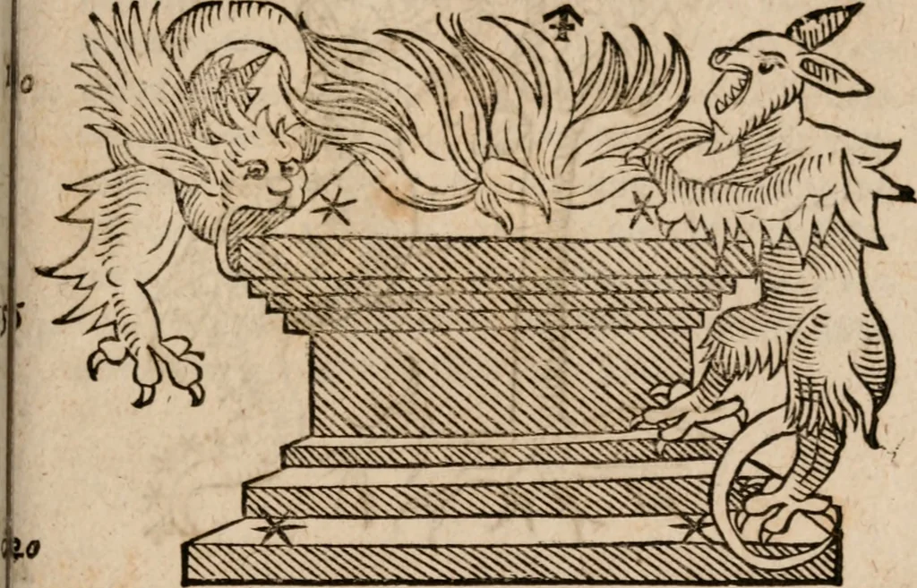 An illustration from Astronomica veterum scripta isagogica Graeca & Latina, 1589, leaf 436