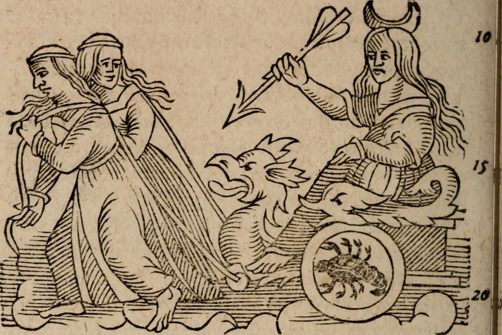 An illustration from Astronomica veterum scripta isagogica Graeca & Latina, 1589, leaf 459