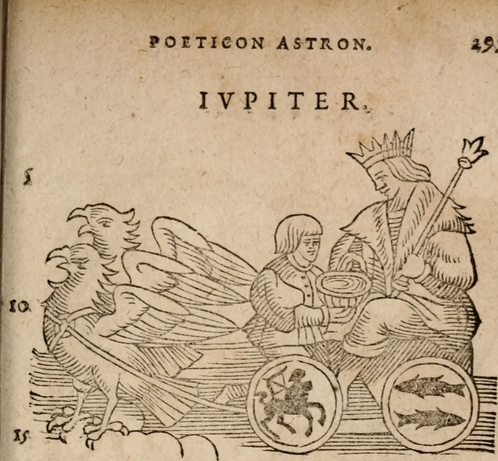 An illustration from Astronomica veterum scripta isagogica Graeca & Latina, 1589, leaf 466