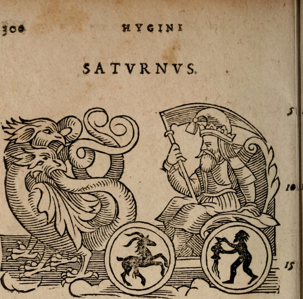 An illustration from Astronomica veterum scripta isagogica Graeca & Latina, 1589, leaf 467