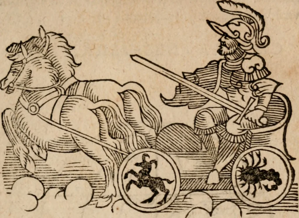 An illustration from Astronomica veterum scripta isagogica Graeca & Latina, 1589, leaf 468