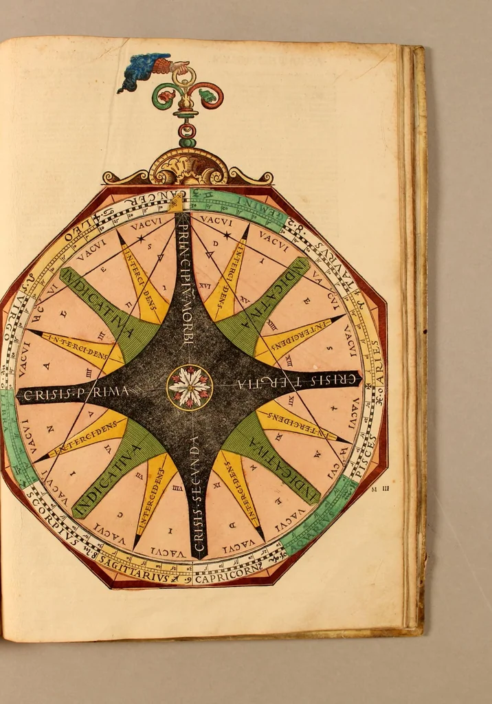 An illustration from Astronomicum cæsareum, 1540, leaf 102