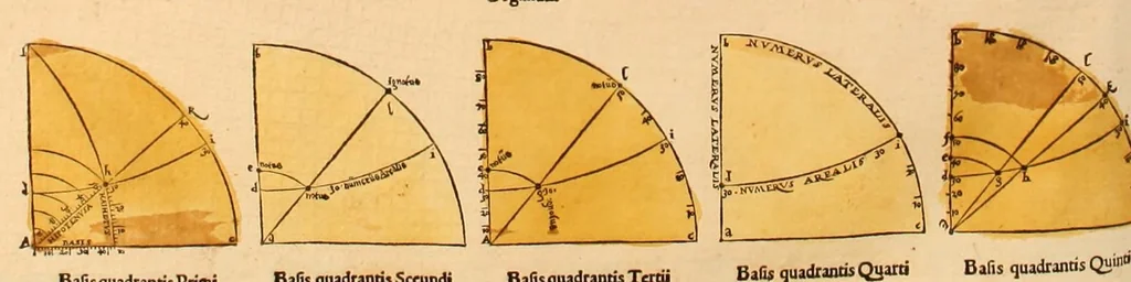 An illustration from Astronomicum cæsareum, 1540, leaf 105