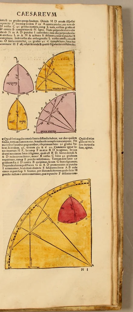 An illustration from Astronomicum cæsareum, 1540, leaf 106