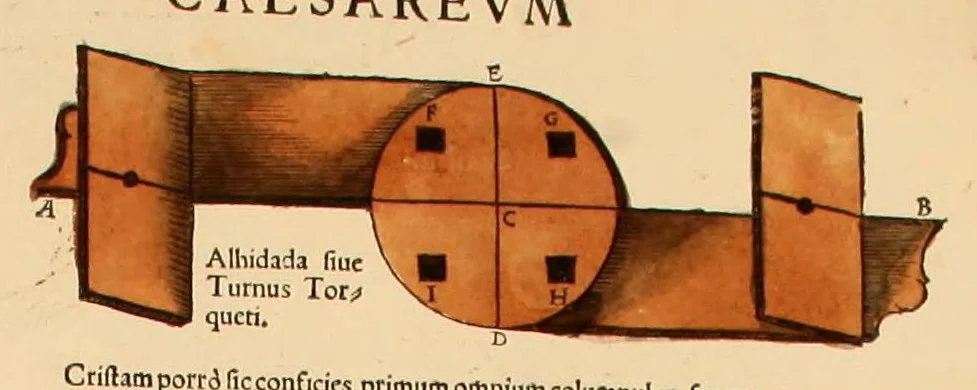An illustration from Astronomicum cæsareum, 1540, leaf 120
