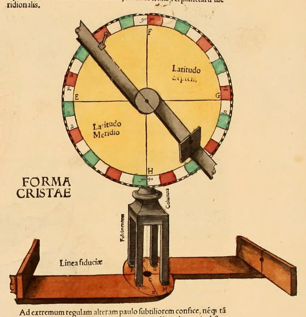 An illustration from Astronomicum cæsareum, 1540, leaf 120