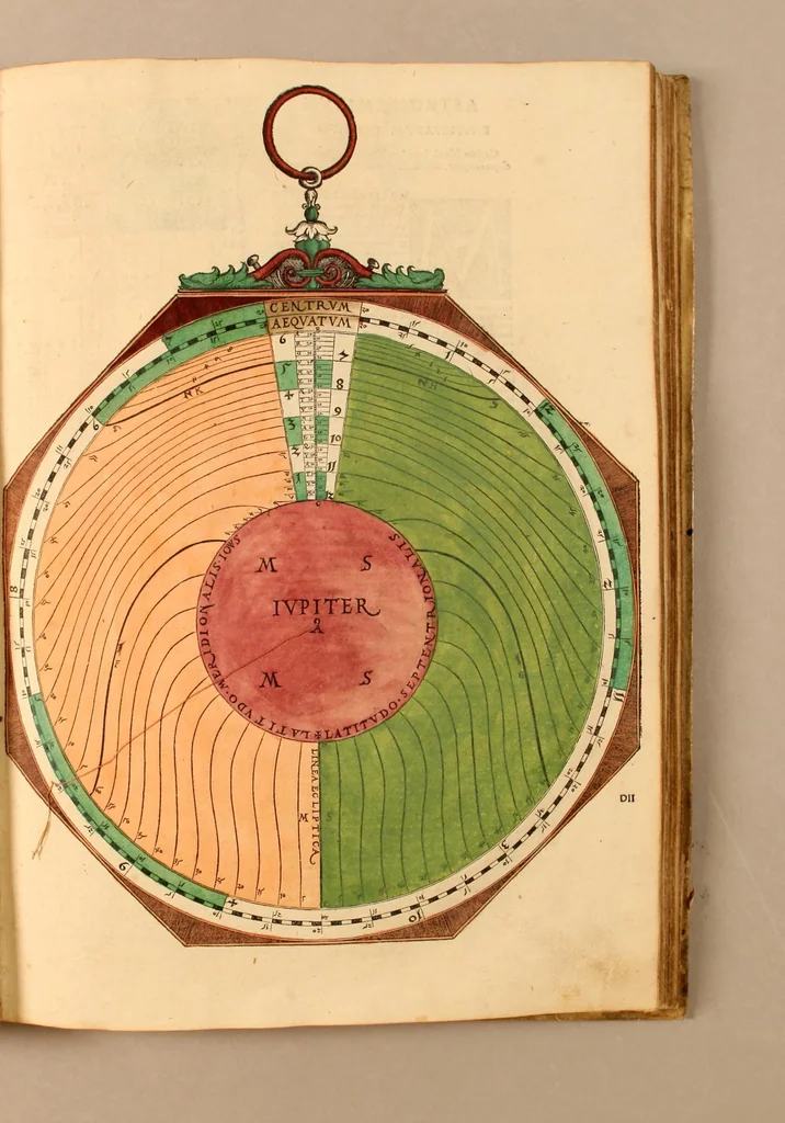 An illustration from Astronomicum cæsareum, 1540, leaf 31