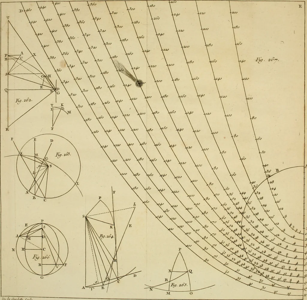 An illustration from Astronomie, 1771, leaf 400