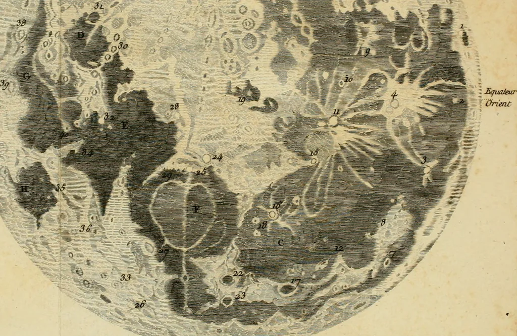 An illustration from Astronomie, 1771, leaf 458
