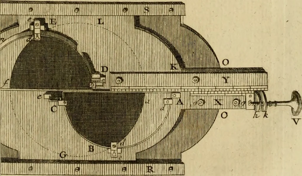 An illustration from Astronomie, 1792, leaf 700