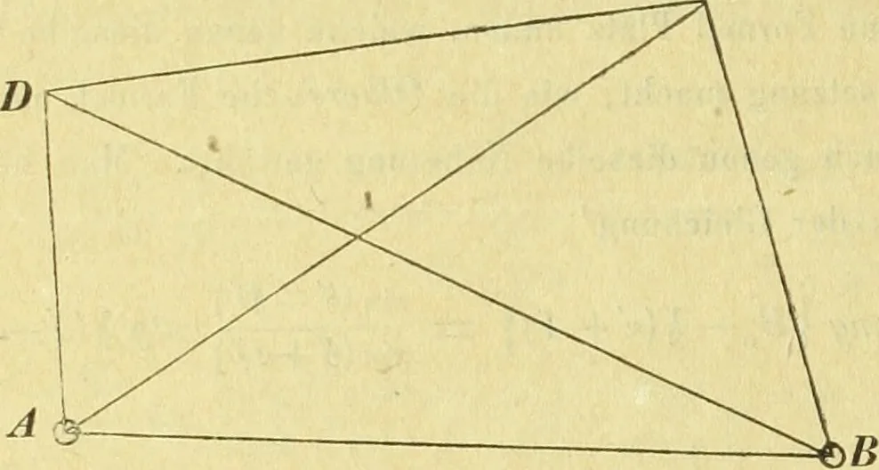 An illustration from Astronomische Nachrichten, 1823, leaf 477