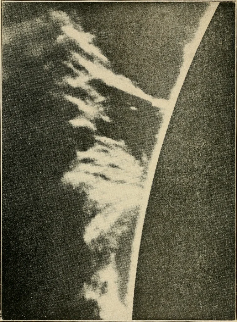 An illustration from Astronomy and the Bible;, 1919, leaf 129