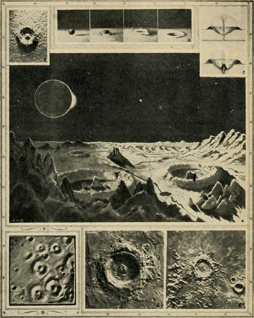 An illustration from Astronomy and the Bible;, 1919, leaf 201