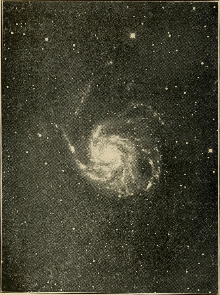 An illustration from Astronomy and the Bible;, 1919, leaf 237