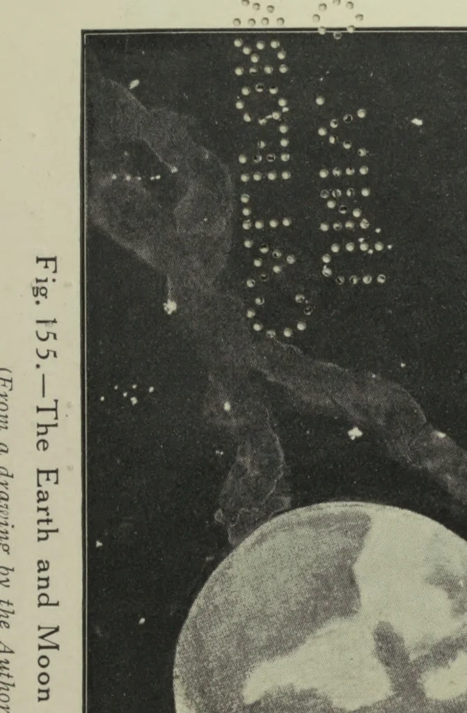 An illustration from Astronomy for all, 1911, leaf 239
