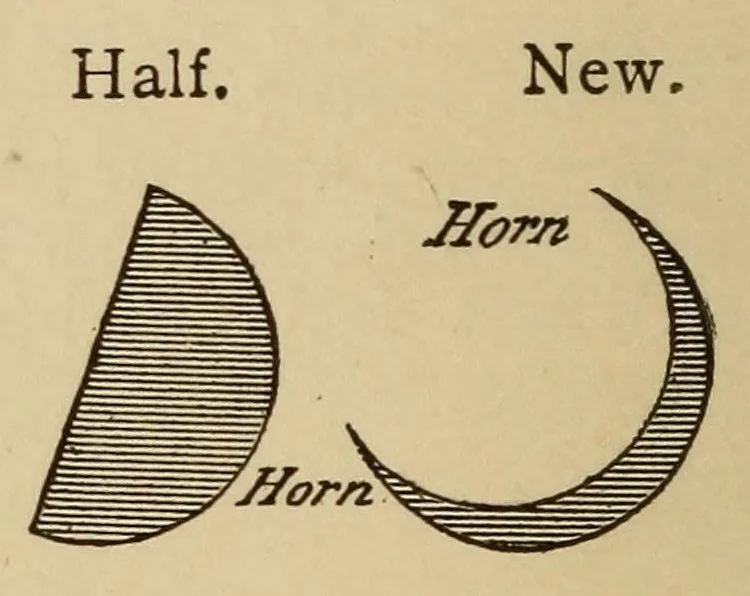 An illustration from Astronomy for beginners in thirty-two lessons, 1885, leaf 32